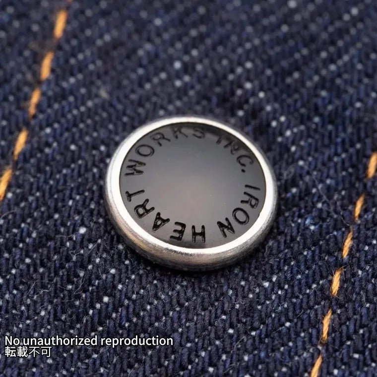 【IHSH-33】12ozセルビッチデニム ウエスタンシャツ/インディゴ