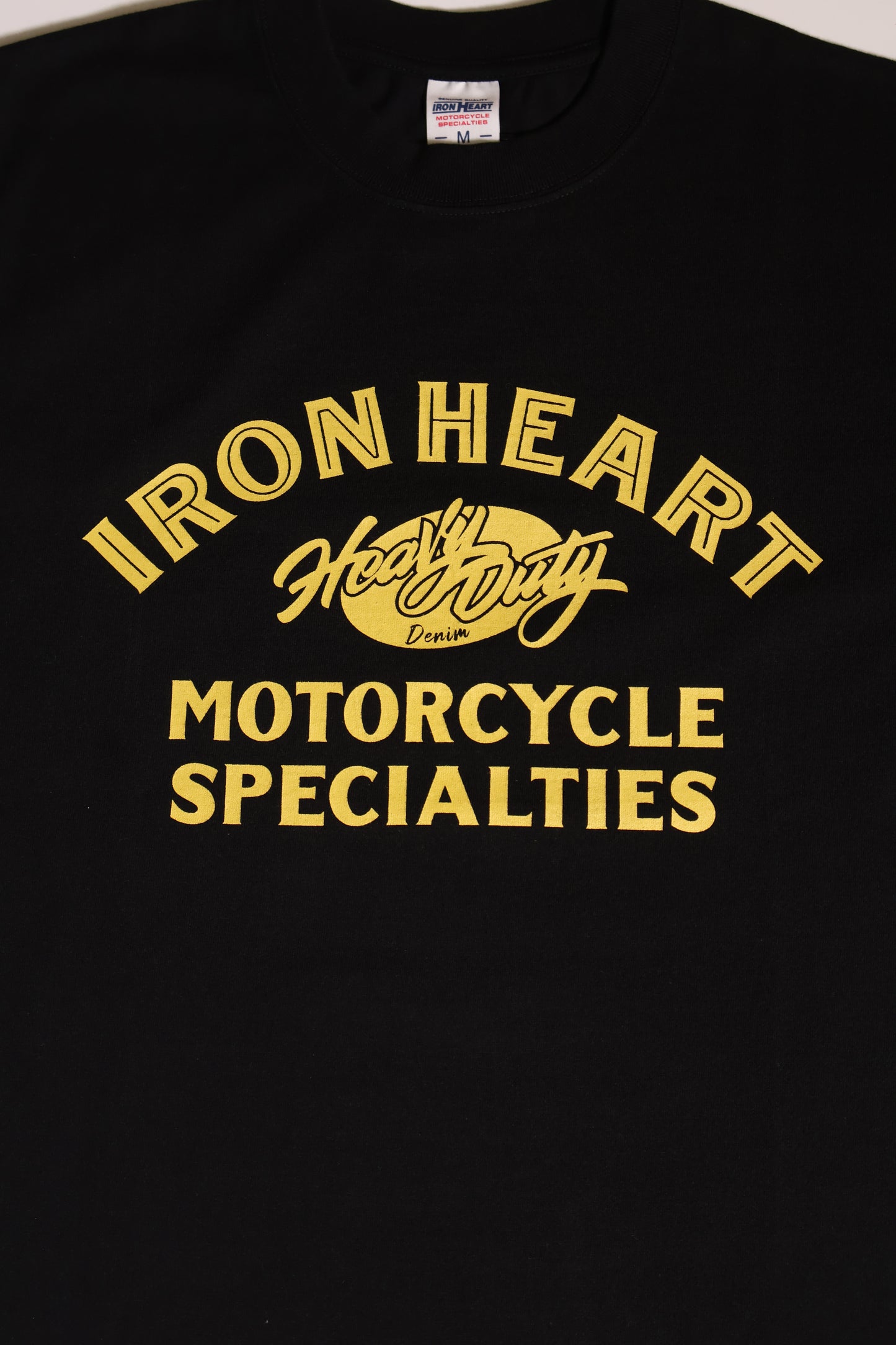 7.5ozヘビーボディプリントTシャツ(HeavyDuty柄)/ブラック