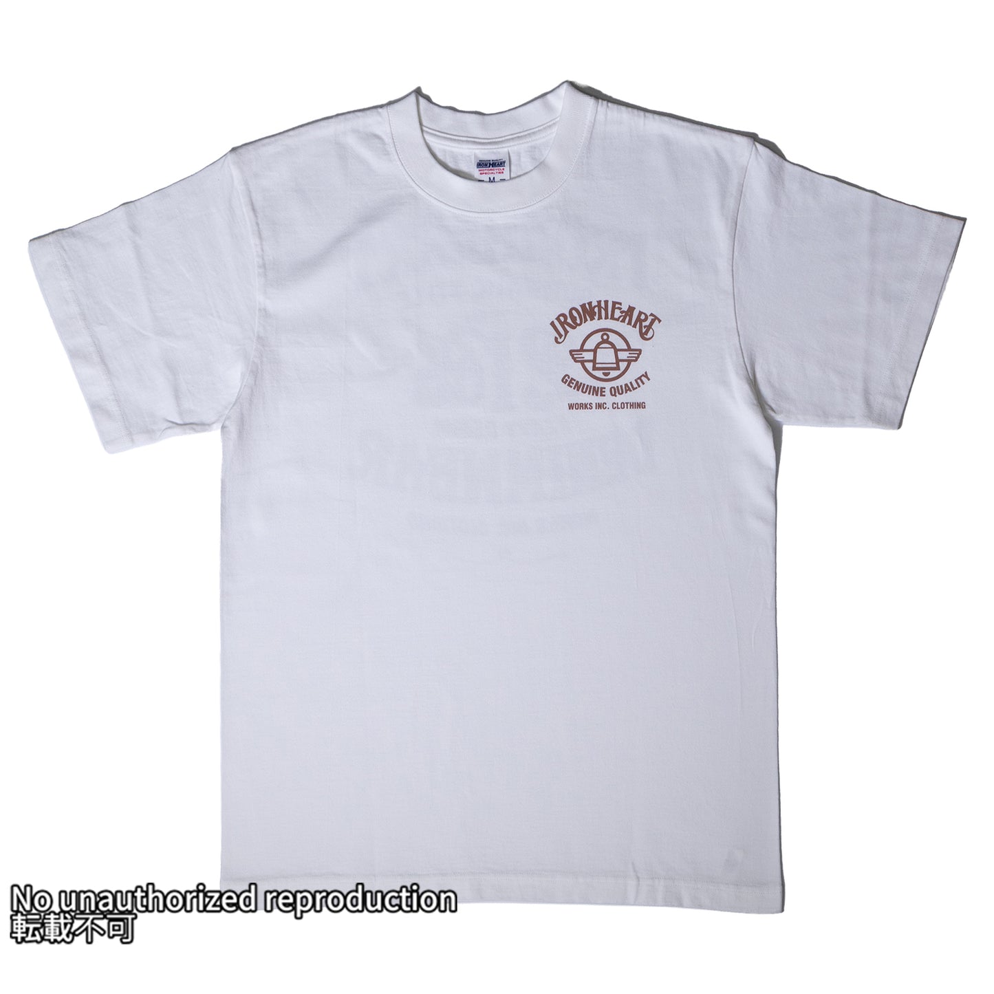 7.5ozヘビーボディプリントTシャツ(denimwear柄)/ホワイト