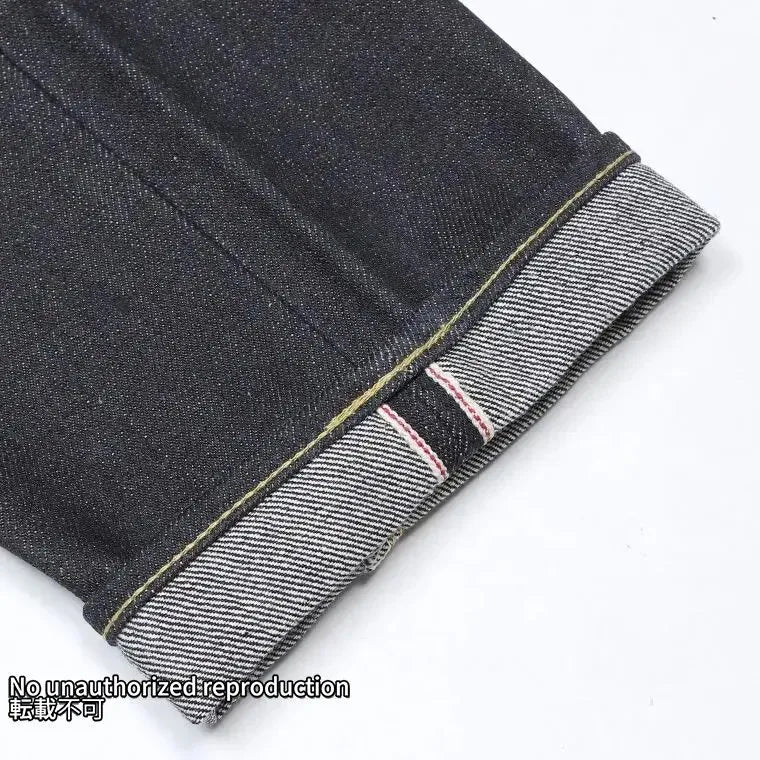 【634S-18P】18ozセルビッチデニム パラフィンコーティング／インディゴ