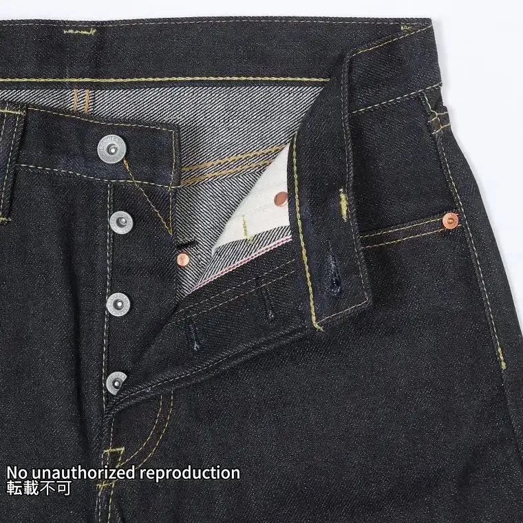 【634S-18P】18ozセルビッチデニム パラフィンコーティング／インディゴ