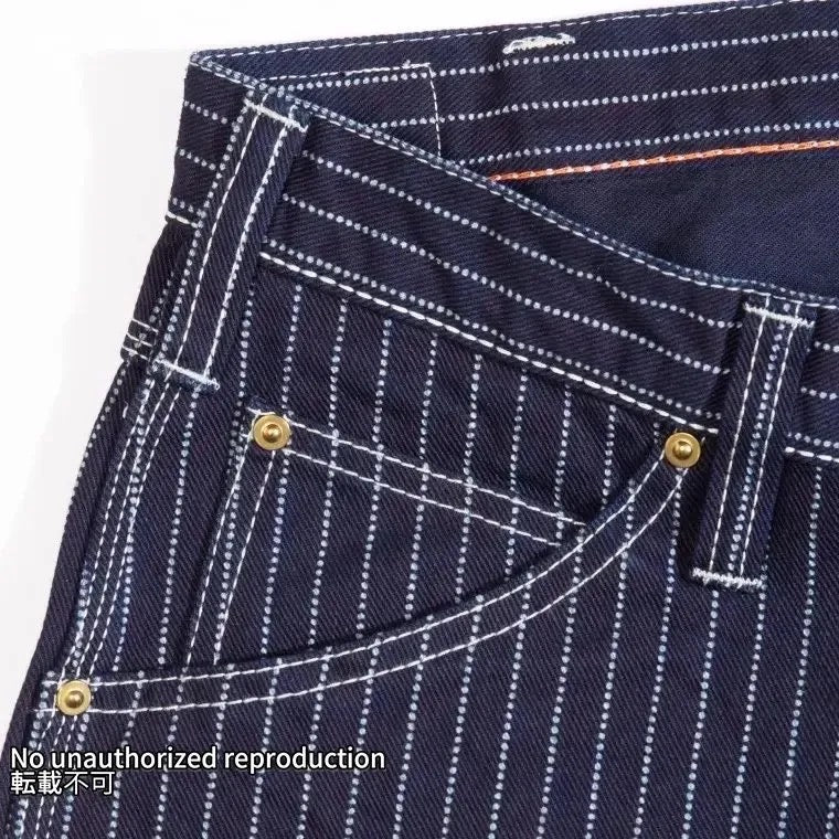 【814】12ozウォバッシュ エンジニアペインターパンツ／インディゴ