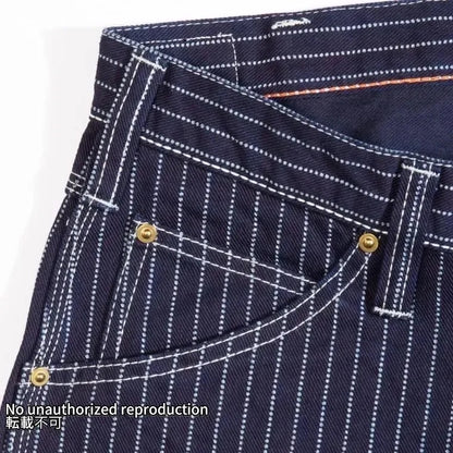 【814】12ozウォバッシュ エンジニアペインターパンツ／インディゴ