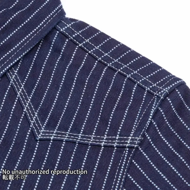 【IHSH-62】12oz ウォバッシュ ウエスタンシャツ／インディゴ