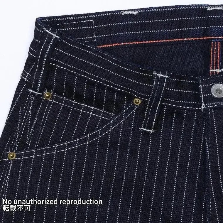 21ozウォバッシュ ロガージーンズ／インディゴ