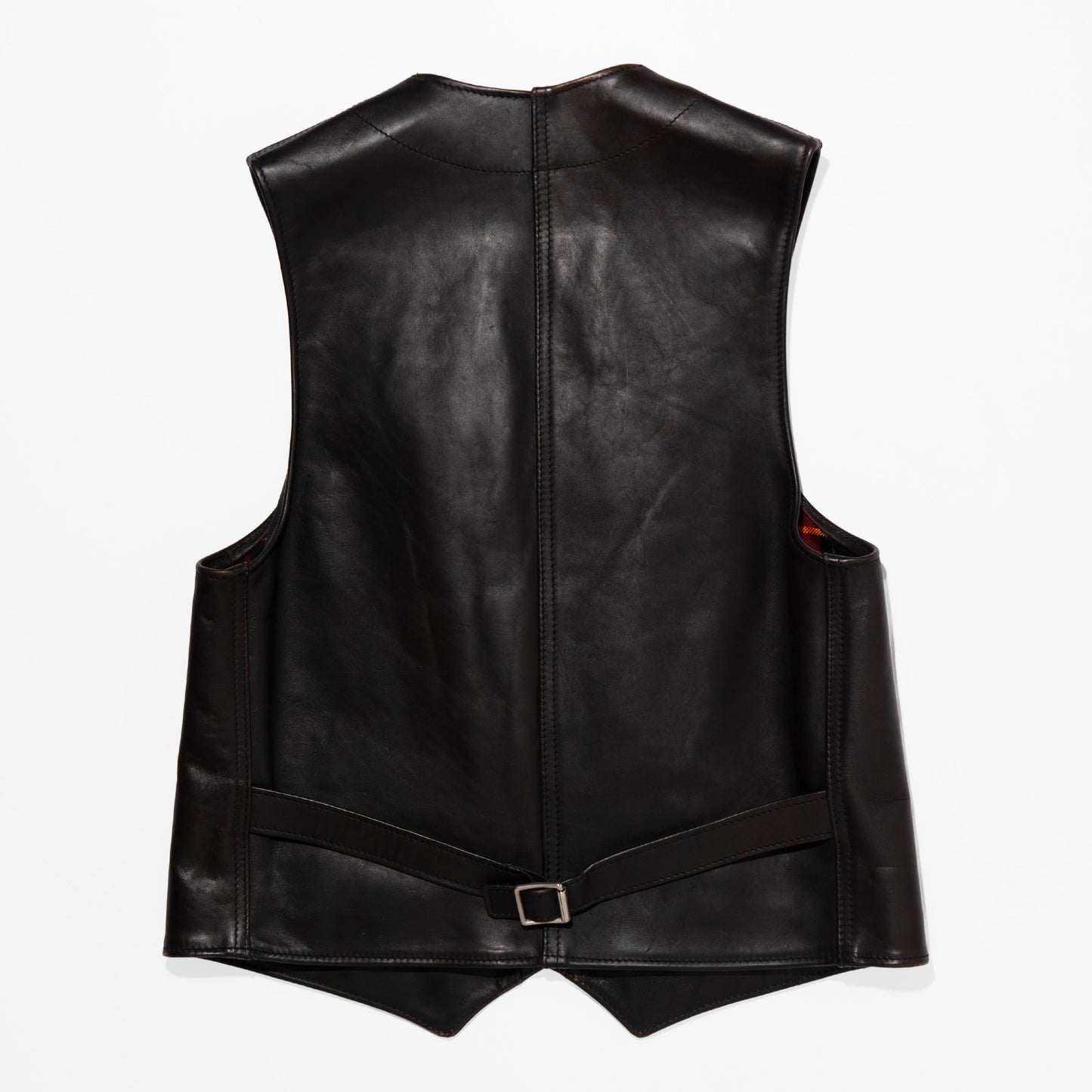 IRON HEART×ALEXANDER LEATHERS ホースハイドベスト/ブラック