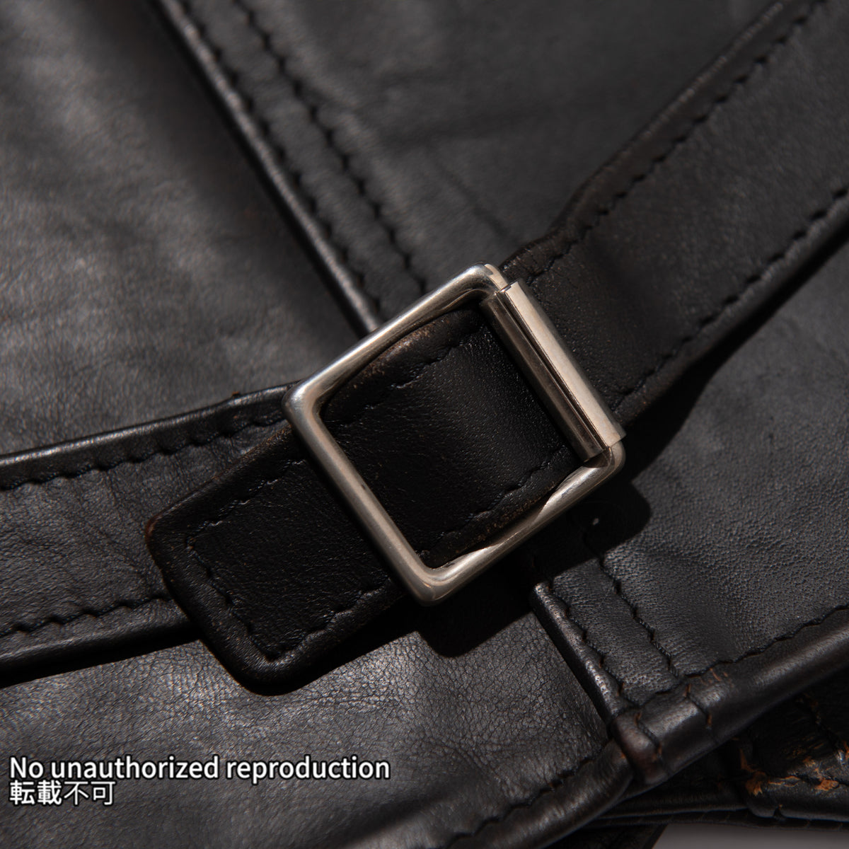 IRON HEART×ALEXANDER LEATHERS ホースハイドベスト/ブラック