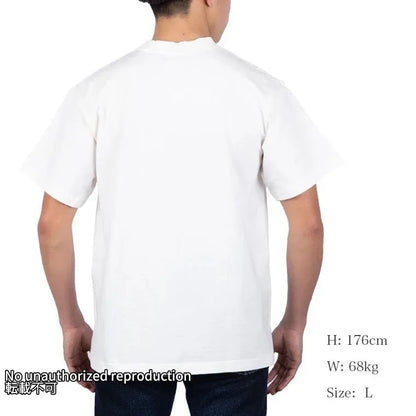 7.5oz半袖Tシャツ ポケットTシャツ：ホワイト