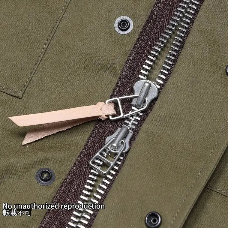 オイルドコットンM-65タイプジャケット／オリーブ