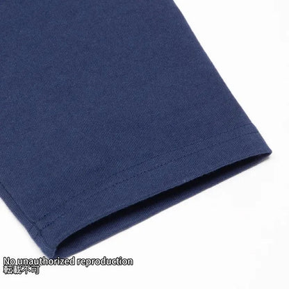 【IHTL-2301】7.5ozループウィールクルーネック長袖Ｔシャツ／ネイビー