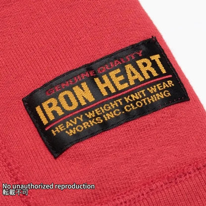 ヘビージップアップパーカー（IRONHEARTロゴ）／レッド