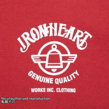 ヘビージップアップパーカー（IRONHEARTロゴ）／レッド