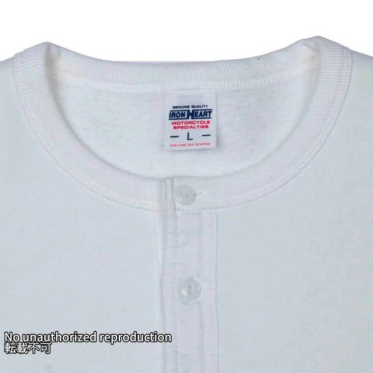 【IHTL-2401】ヘンリーネックスウェット／ホワイト
