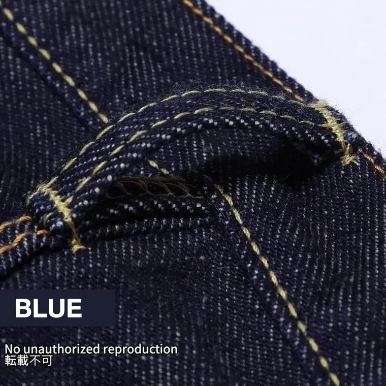 【555-SST】21oz セルビッチストレッチスーパースリムストレート／ブルー[インディゴ]