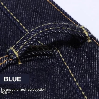 【555-SST】21oz セルビッチストレッチスーパースリムストレート／ブルー[インディゴ]