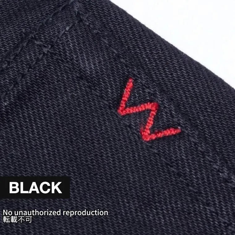 【555-SST】21oz セルビッチストレッチスーパースリムストレート／ブラック