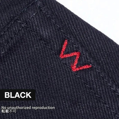 【555-SST】21oz セルビッチストレッチスーパースリムストレート／ブラック
