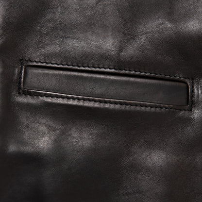 IRON HEART×ALEXANDER LEATHERS ホースハイドベスト/ブラック