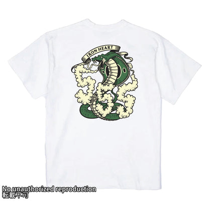 7.5ozヘビーボディプリントTシャツ(555柄)／ホワイト