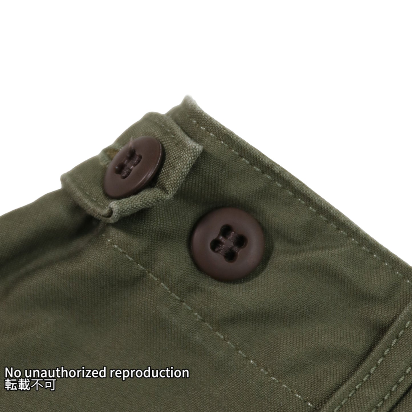 【744】硫化染バックサテンベーカーパンツ／アーミーグリーン