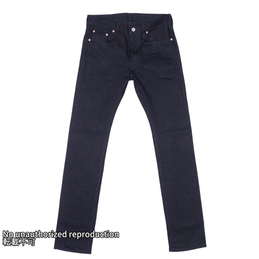 【555-SST】21oz セルビッチストレッチスーパースリムストレート／ブラック