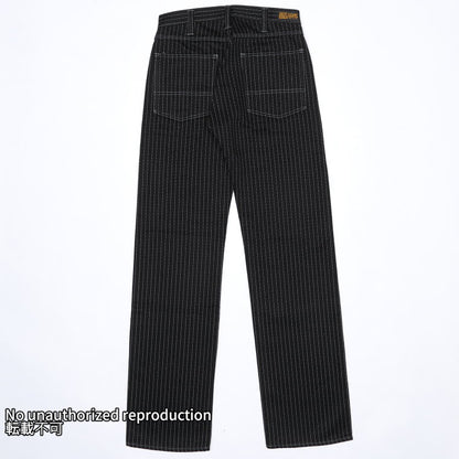 21ozウォバッシュ ロガージーンズ／ブラック