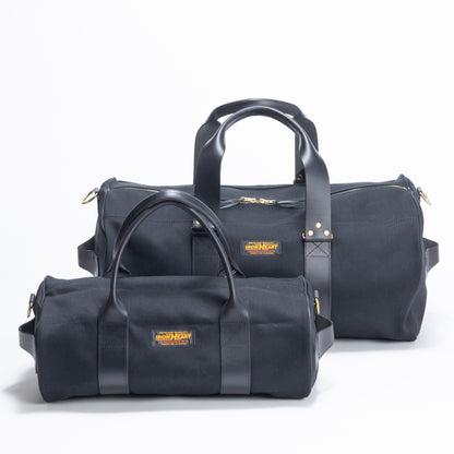 21oz黒鎧デニムビッグダッフルバッグ