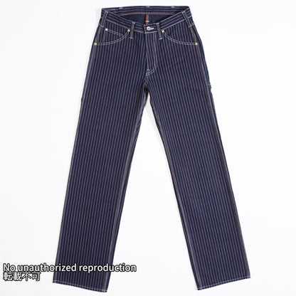【814】12ozウォバッシュ エンジニアペインターパンツ／インディゴ