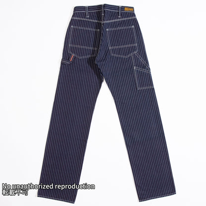 【814】12ozウォバッシュ エンジニアペインターパンツ／インディゴ