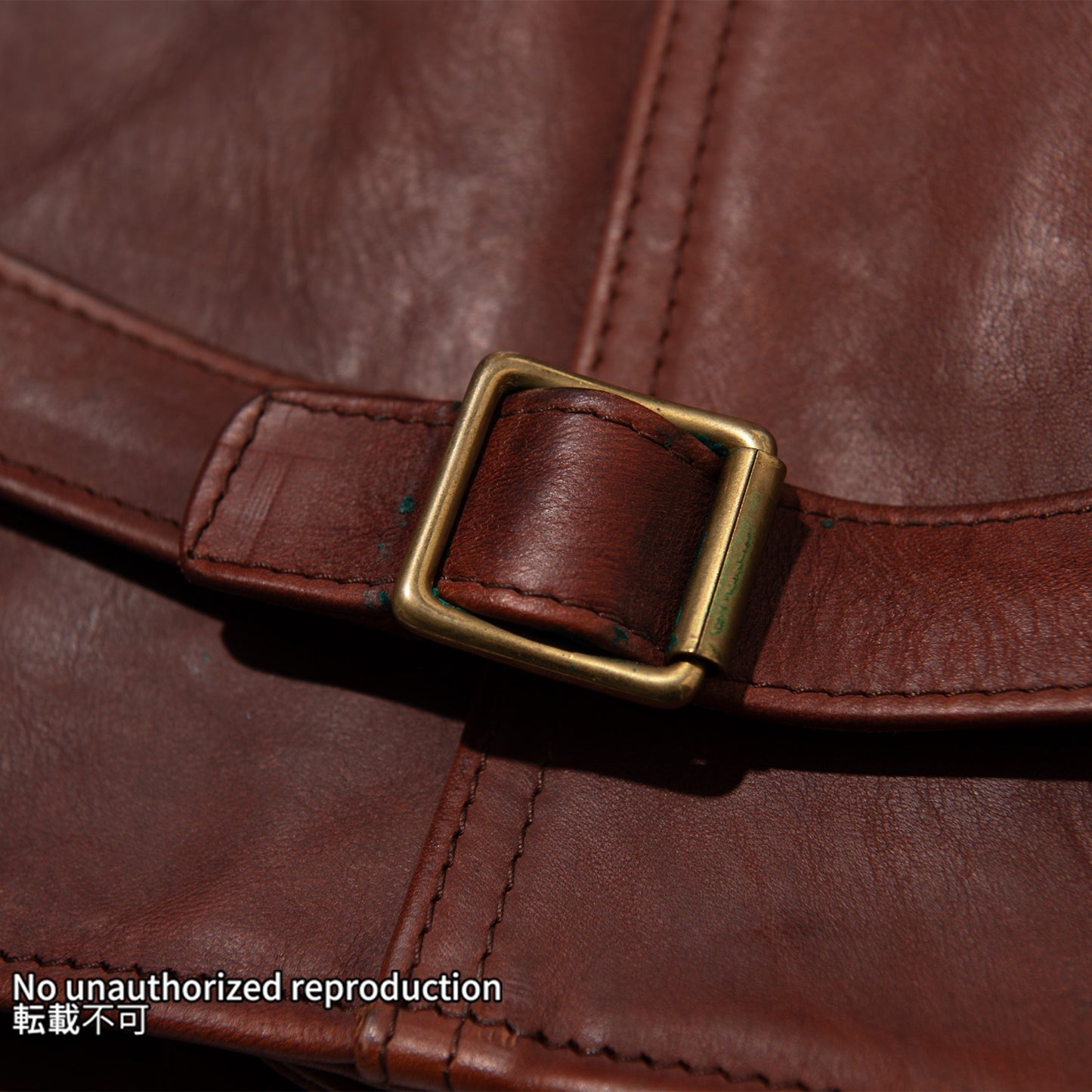 IRON HEART×ALEXANDER LEATHERS ホースハイドベスト/ブラウン