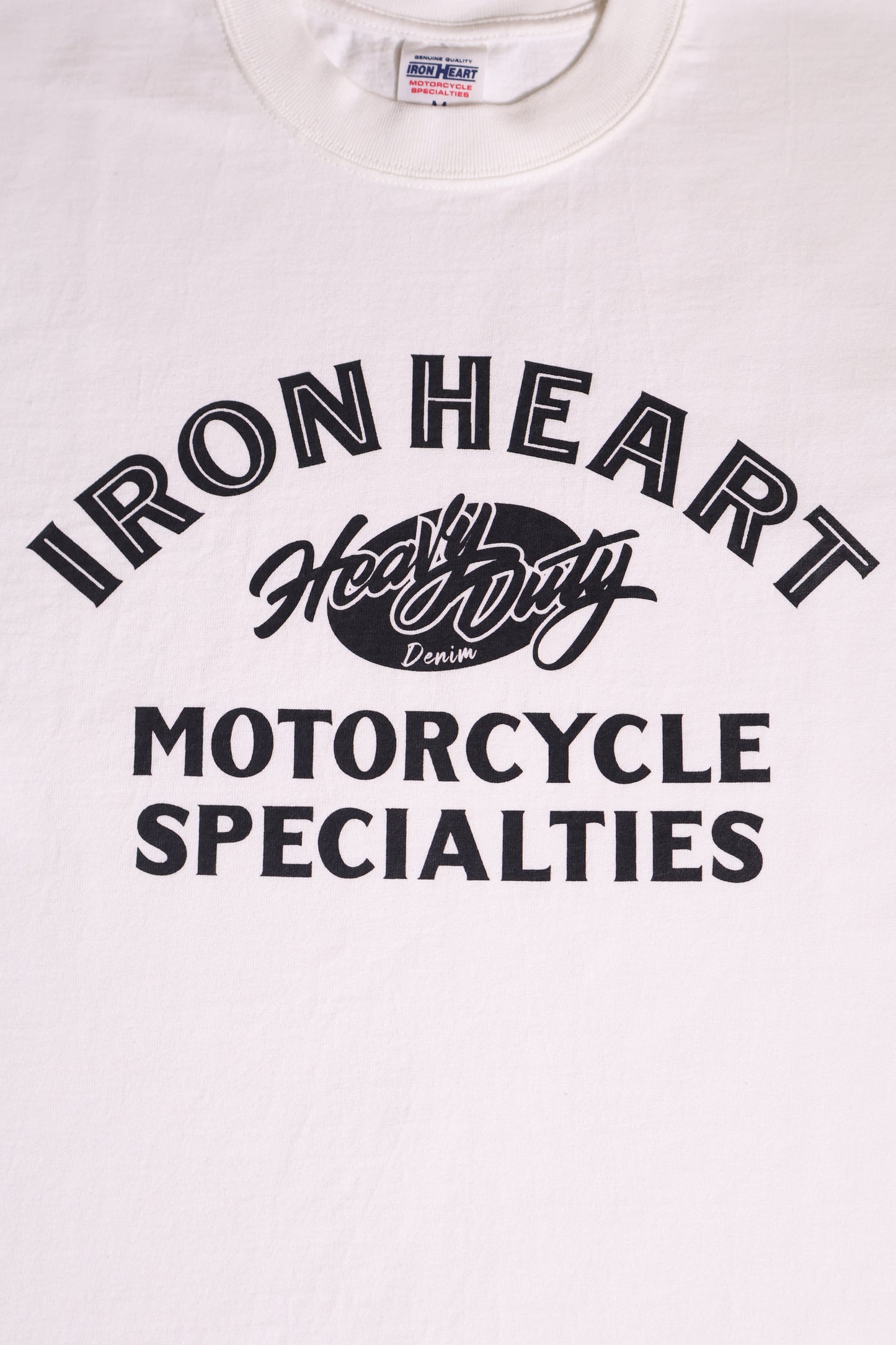 7.5ozヘビーボディプリントTシャツ(HeavyDuty柄)／ホワイト