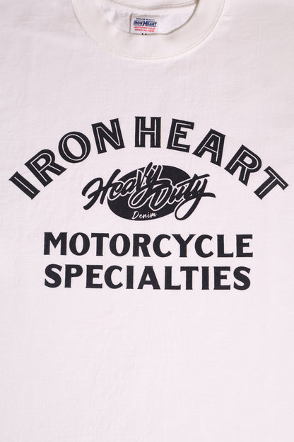 7.5ozヘビーボディプリントTシャツ(HeavyDuty柄)／ホワイト