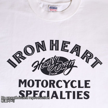 7.5ozヘビーボディプリントTシャツ(HeavyDuty柄)／ホワイト