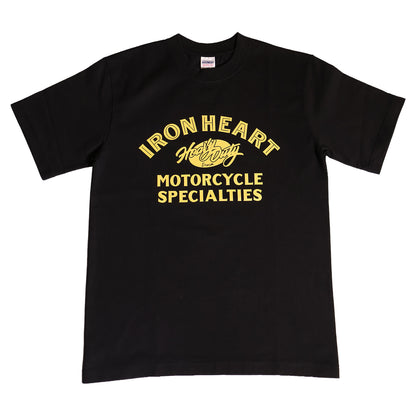 7.5ozヘビーボディプリントTシャツ(HeavyDuty柄)／ブラック