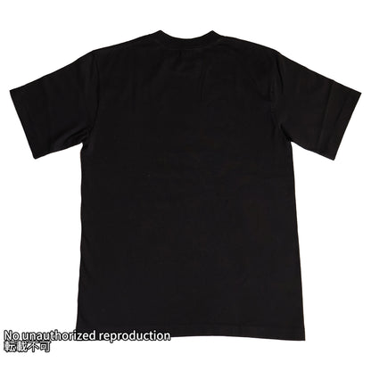 7.5ozヘビーボディプリントTシャツ(HeavyDuty柄)／ブラック