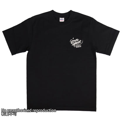 7.5ozヘビーボディプリントTシャツ(オンラインストア限定)／ブラック