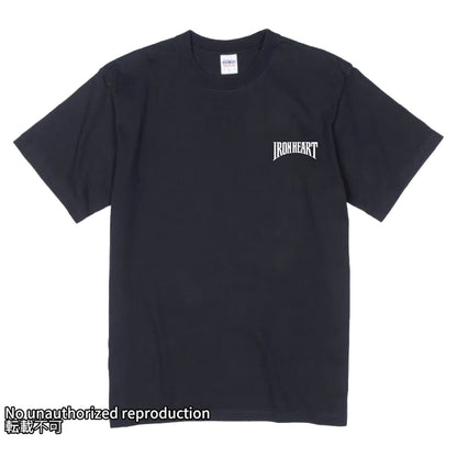 7.5ozヘビーボディプリントTシャツ(ライディング柄)／ブラック