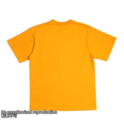 7.5oz半袖Tシャツ ポケットTシャツ：マスタード