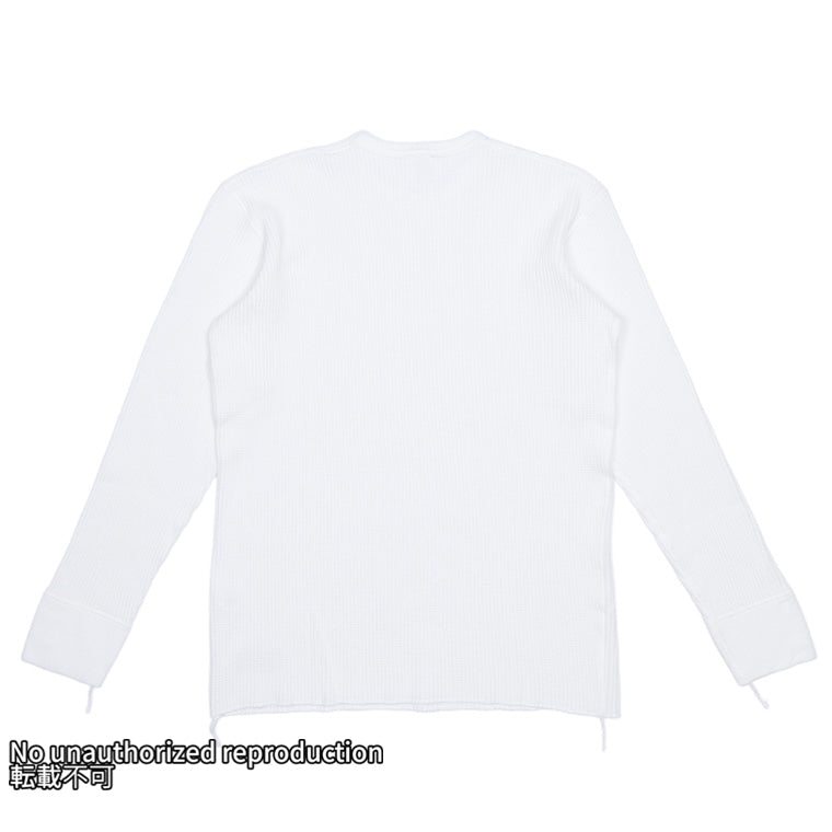 【IHTL-1301】ヘビーサーマル クルーネックロングTシャツ／ホワイト